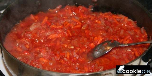 Борщ кубанский на говяжьем бульоне