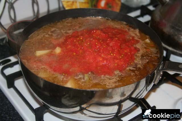 Говядина тушеная с картофелем