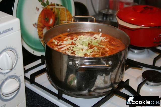 Свекольник из свинины