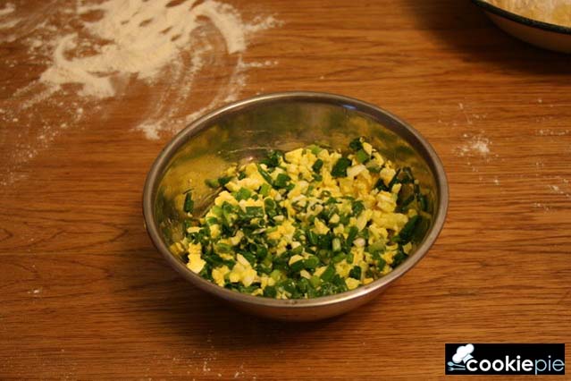 Курзе с картофелем и яйцом