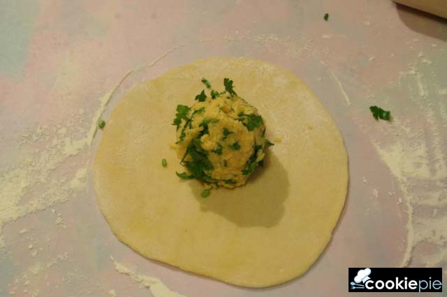 Лепёшки с начинкой