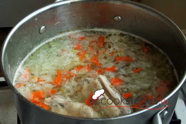 Суп с клёцками
