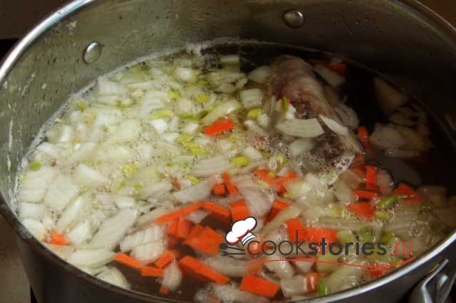 Суп с клёцками