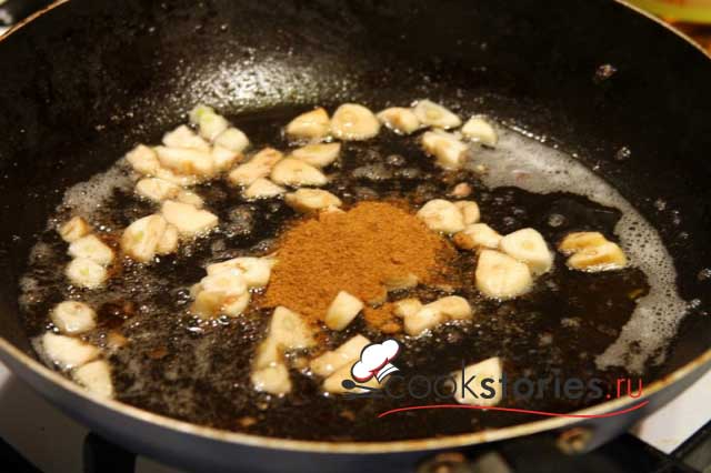 Салат из осьминогов с чесноком