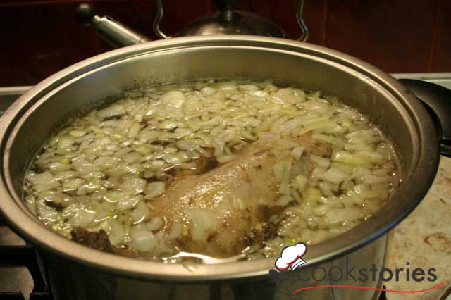 Суп лапша с дикой уткой