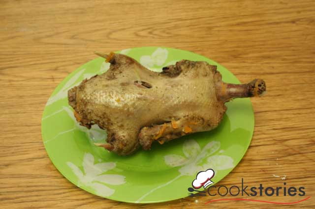 Суп лапша с дикой уткой