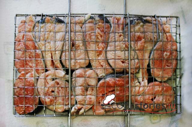Шашлык из сёмги