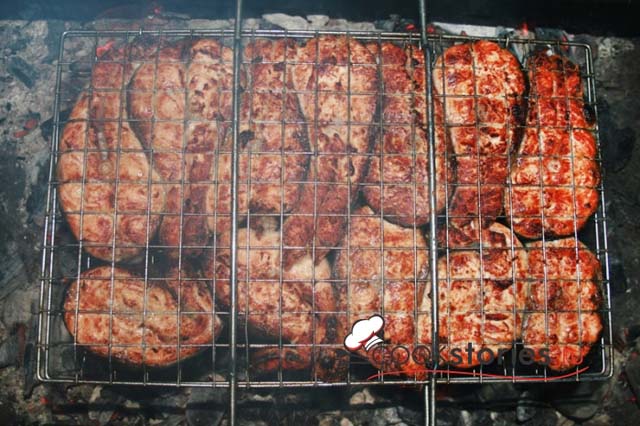 Шашлык из сёмги